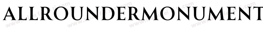 AllrounderMonumentTest Book字体转换